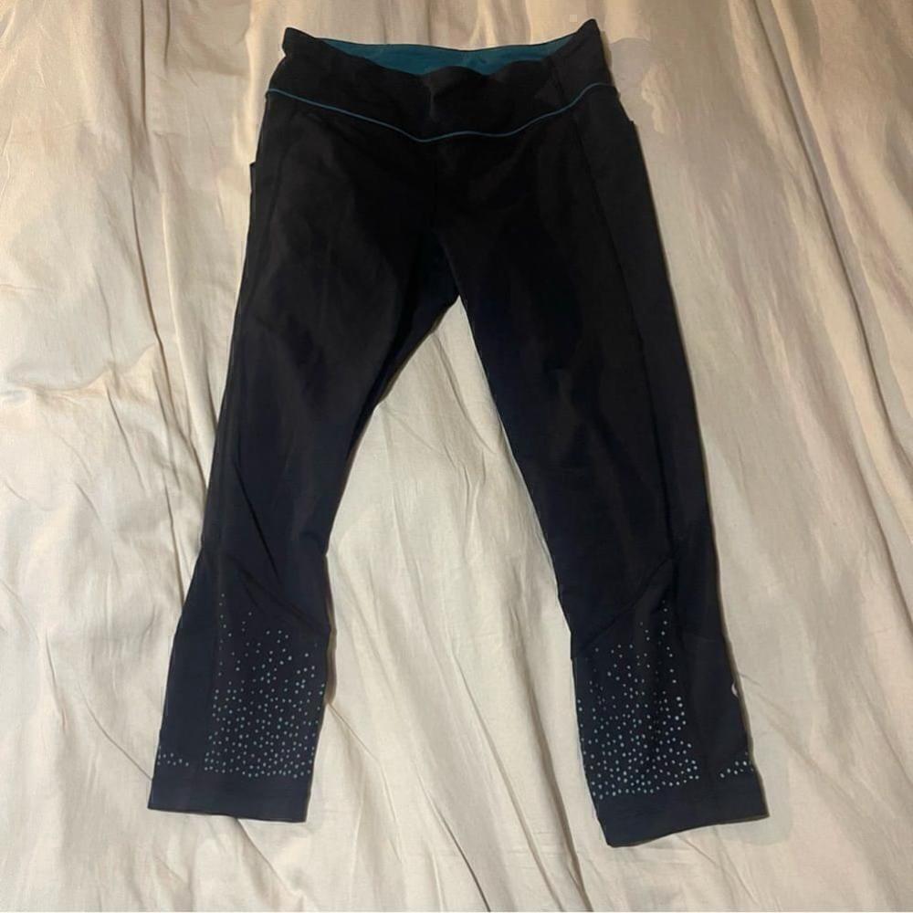 Lululemon Tight Stuff Pant Reflective Running Legging Size 8